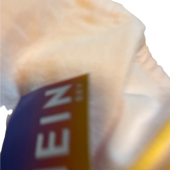 Shein Bikini Top String Canary Triangle Yellow Size S Floral Sexy Beach Swim - Picture 6 of 7